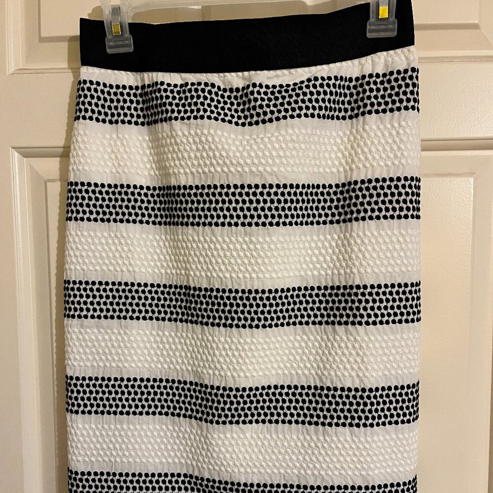 Ann Taylor Black and White Skirt Size 0